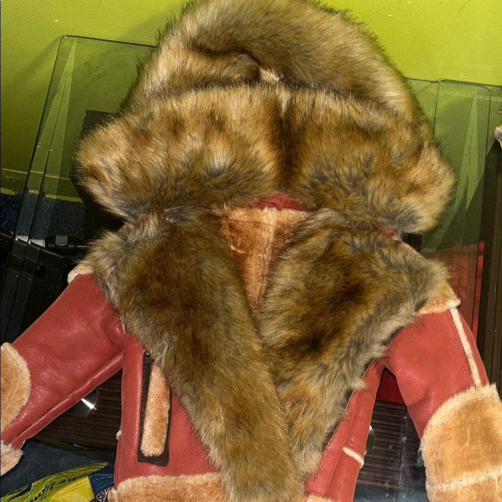 Kids Jordan Craig Faux Fur Jacket